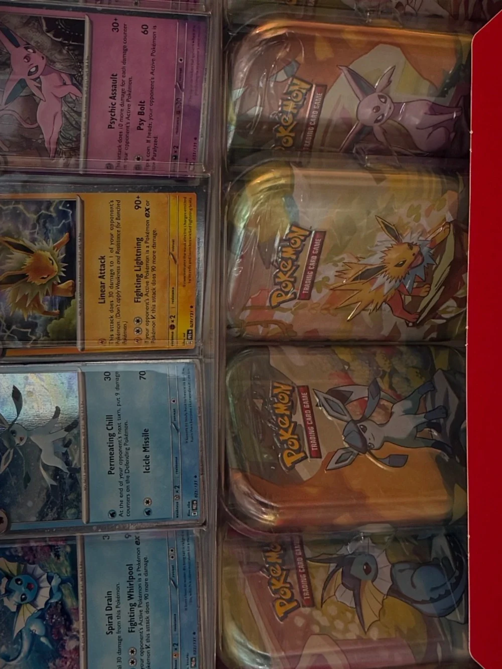 Pokemon TCG:Scarlet & Violet Prismatic Evolutions 8 pk mini tins NIB